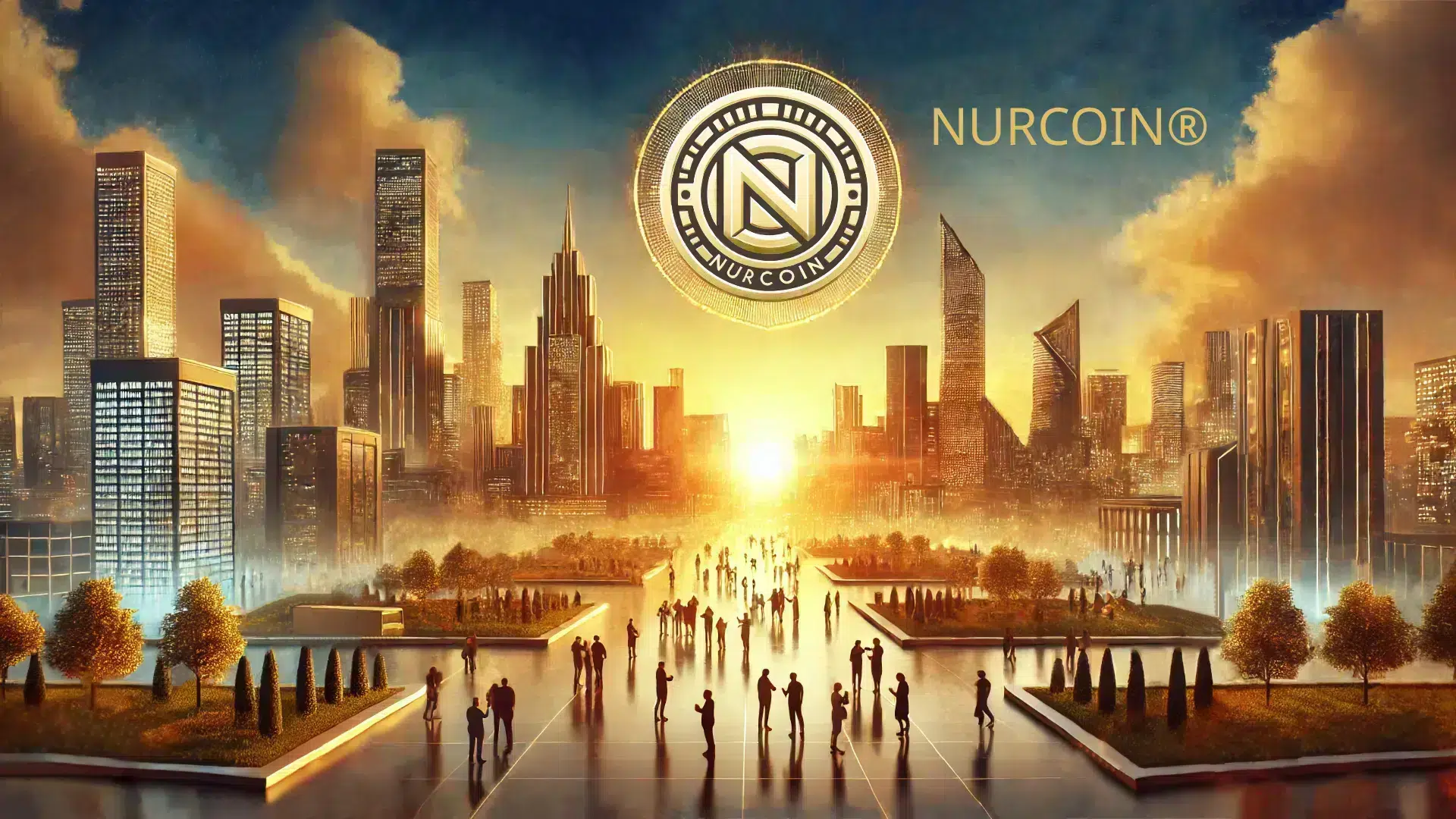 NURCOIN® Global Community • a futuristic vision of a united worldwide crypto economy with a blockchain-powered ecosystem