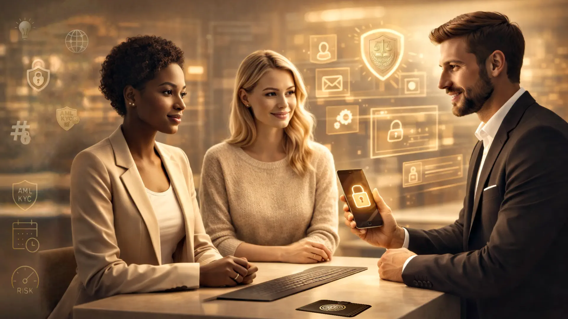 Secure NURCOIN® My Account Premium access with identity verification, AML/KYC compliance, and protected digital services